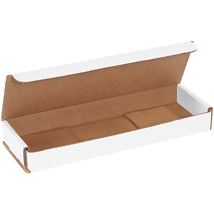 10 x 3 x 1" White Corrugated Mailers