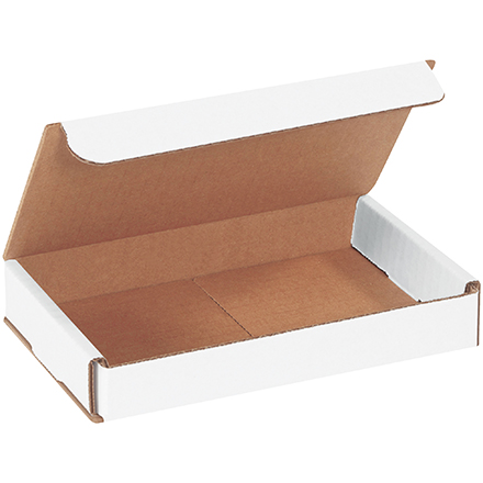 7 x 4 x 1" White Corrugated Mailers